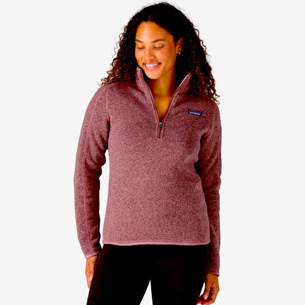 Patagonia Better Sweater 1/4 Zip Fleece Size Small Mauve